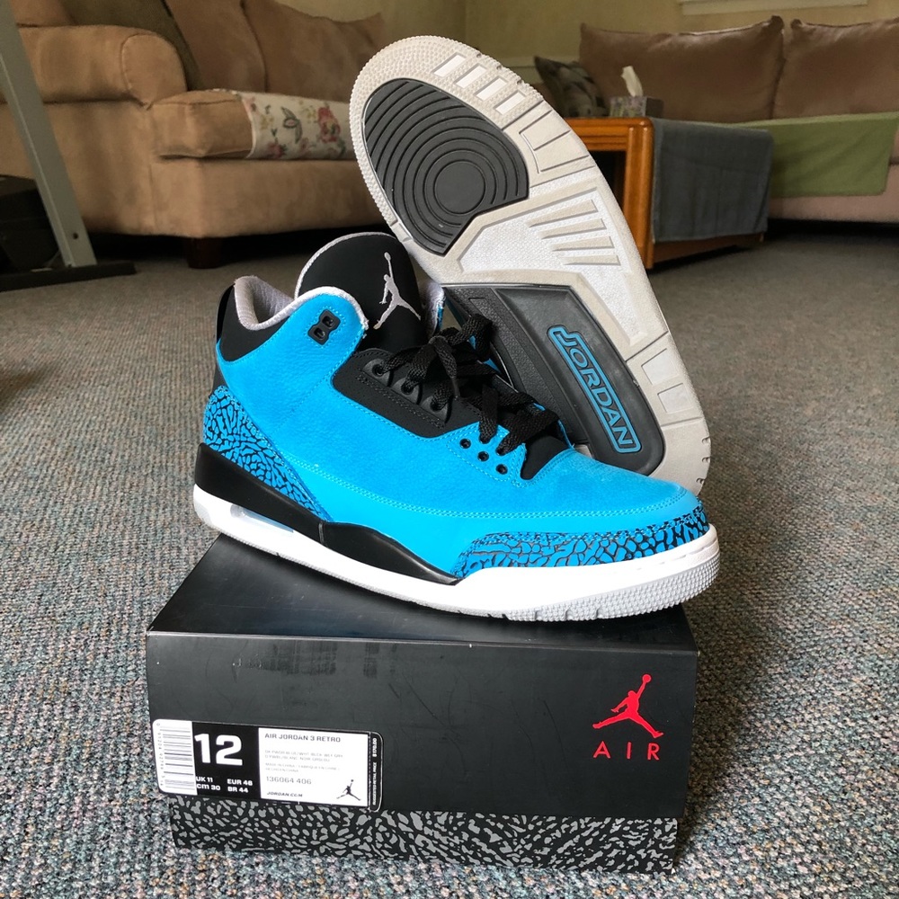 Air Jordan 3 Powder Blue